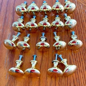 Gold cabinet knobs